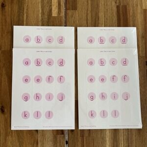 LOT OF 4 SAXON PHONICS & SPELLING LETTER SETS / ALPHABET TILES /  NEW & SEALED